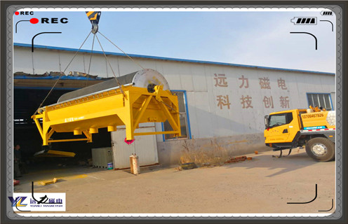 磁選機，永磁筒式磁選機，xctb—1050×1000半逆流型濕式弱磁場永磁筒式磁選機